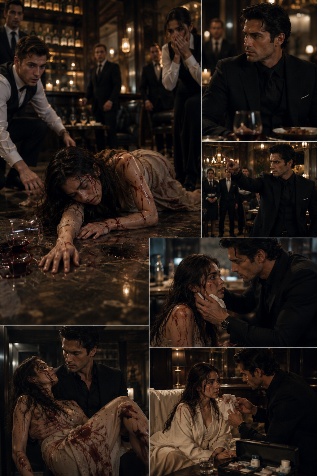 A Bloodied Girl Collapsed in His Restaurant—The Mafia Boss Ordered, “Bring Her to Me”
