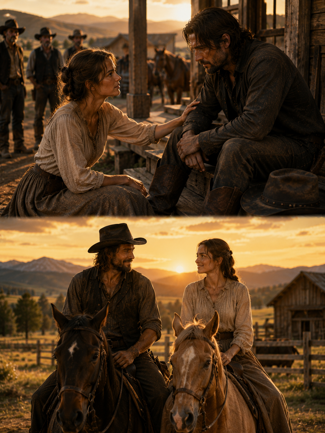 SHE LOOKED AT THE SADDEST MAN IN TOWN AND SPOKE THE ONLY WORDS HE COULDN’T WALK AWAY FROM