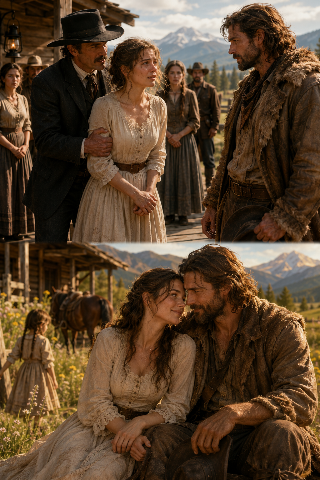 “I’LL MARRY ANYONE TO ESCAPE HIM…” SHE CHOSE A MOUNTAIN MAN — AND FOUND TRUE LOVE