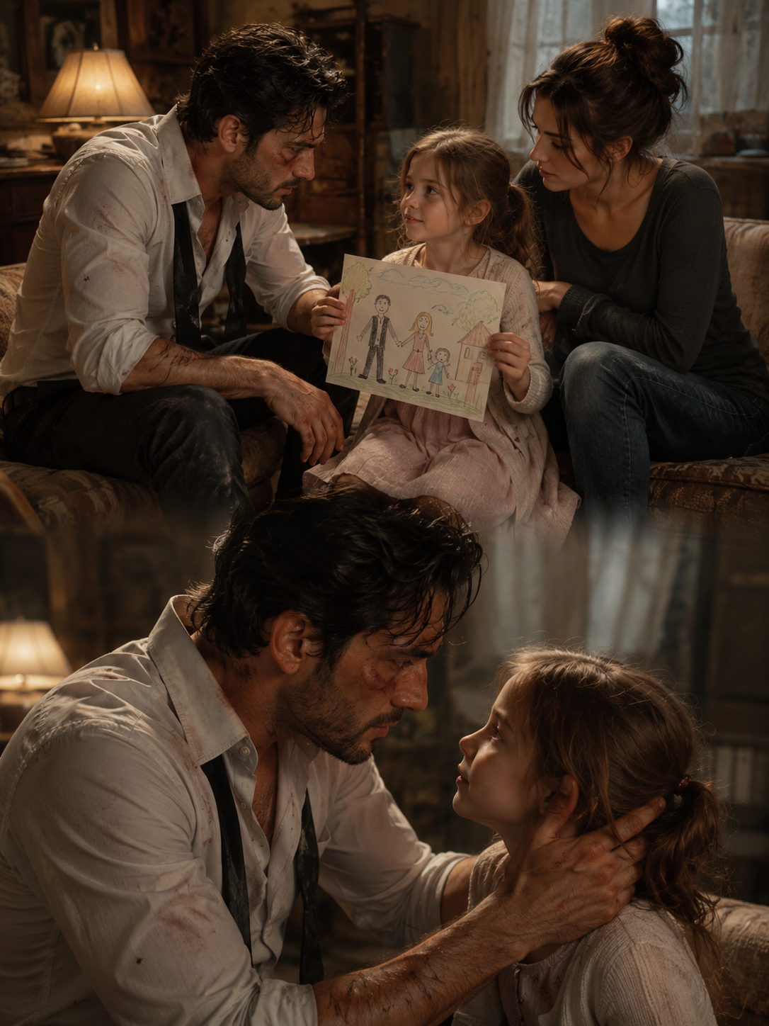 I STITCHED UP THE MAFIA BOSS MY LITTLE GIRL FOUND BLEEDING IN AN ALLEY – THEN HE LOOKED AT HER DRAWING AND WHISPERED SOMETHING THAT STARTED A WAR