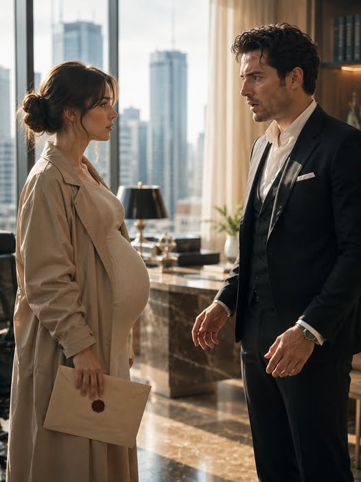 She Came Back to Divorce the Mafia Boss and He Froze When He Saw She Was Seven Months Pregnant
