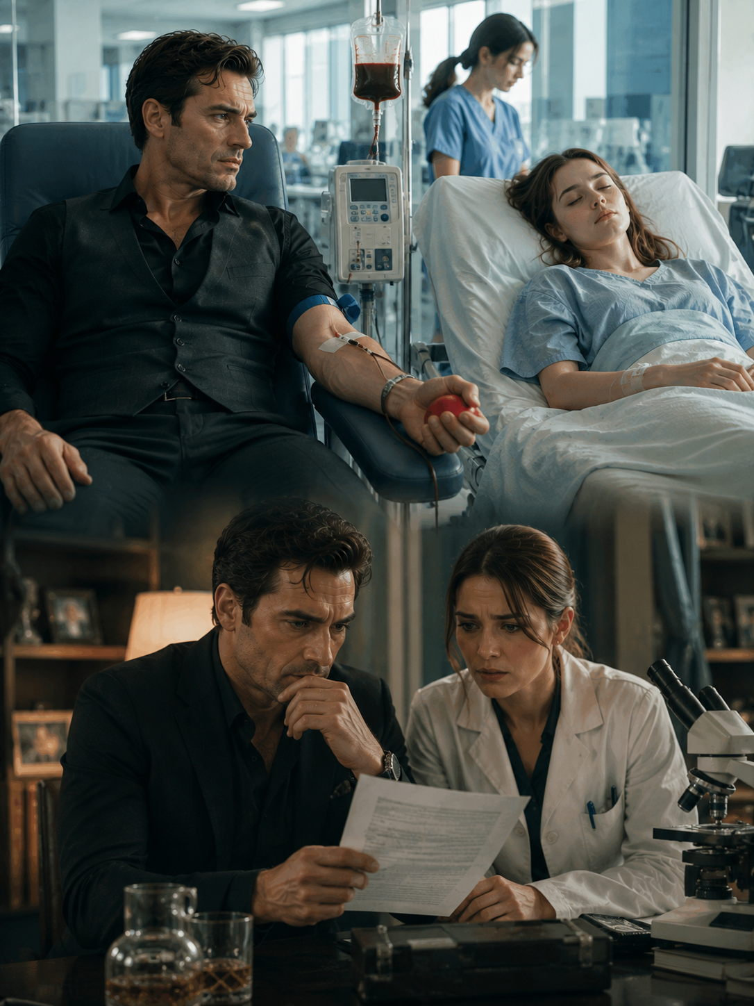 The Infertile Mafia Boss Donated Blood to a Dying Girl, but the DNA Report Proved the Life He Had Buried Was Still Alive in Her Veins…