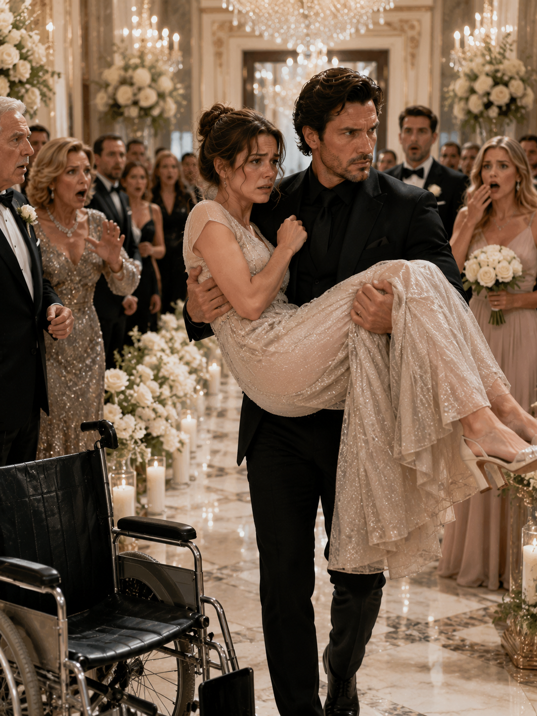 They Hid Her Wheelchair Before the Wedding to Humiliate Her—Then the Mafia Boss Carried Her to the Altar and Exposed the Family’s Darkest Secret