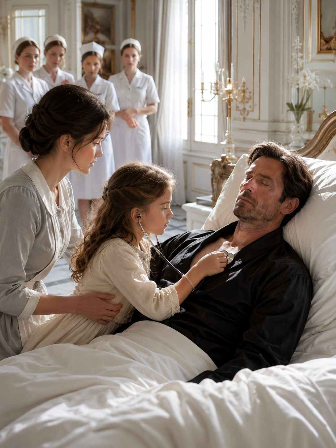 The Dying Mafia Boss Dismissed Every Nurse—Until a Poor Maid’s Deaf Daughter Walked Into His Forbidden Room and Reached the Heart No One Else Could