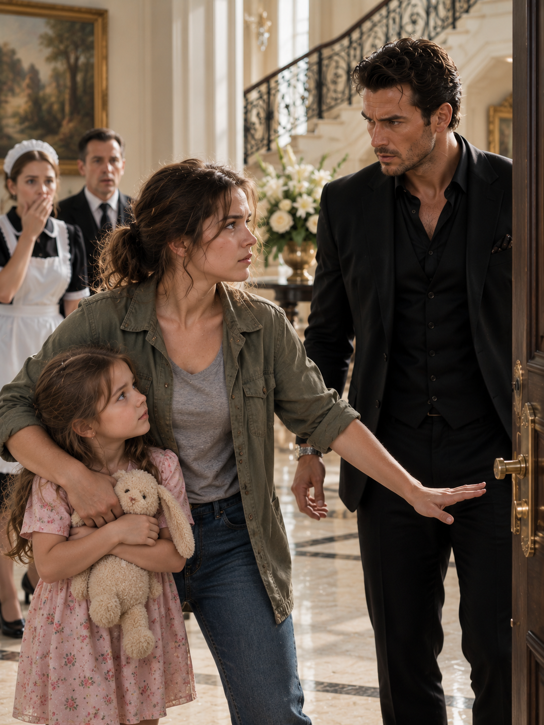 The Mafia Boss Came Home Early and Found the Woman Everyone Ignored Standing Between His Daughter and Death