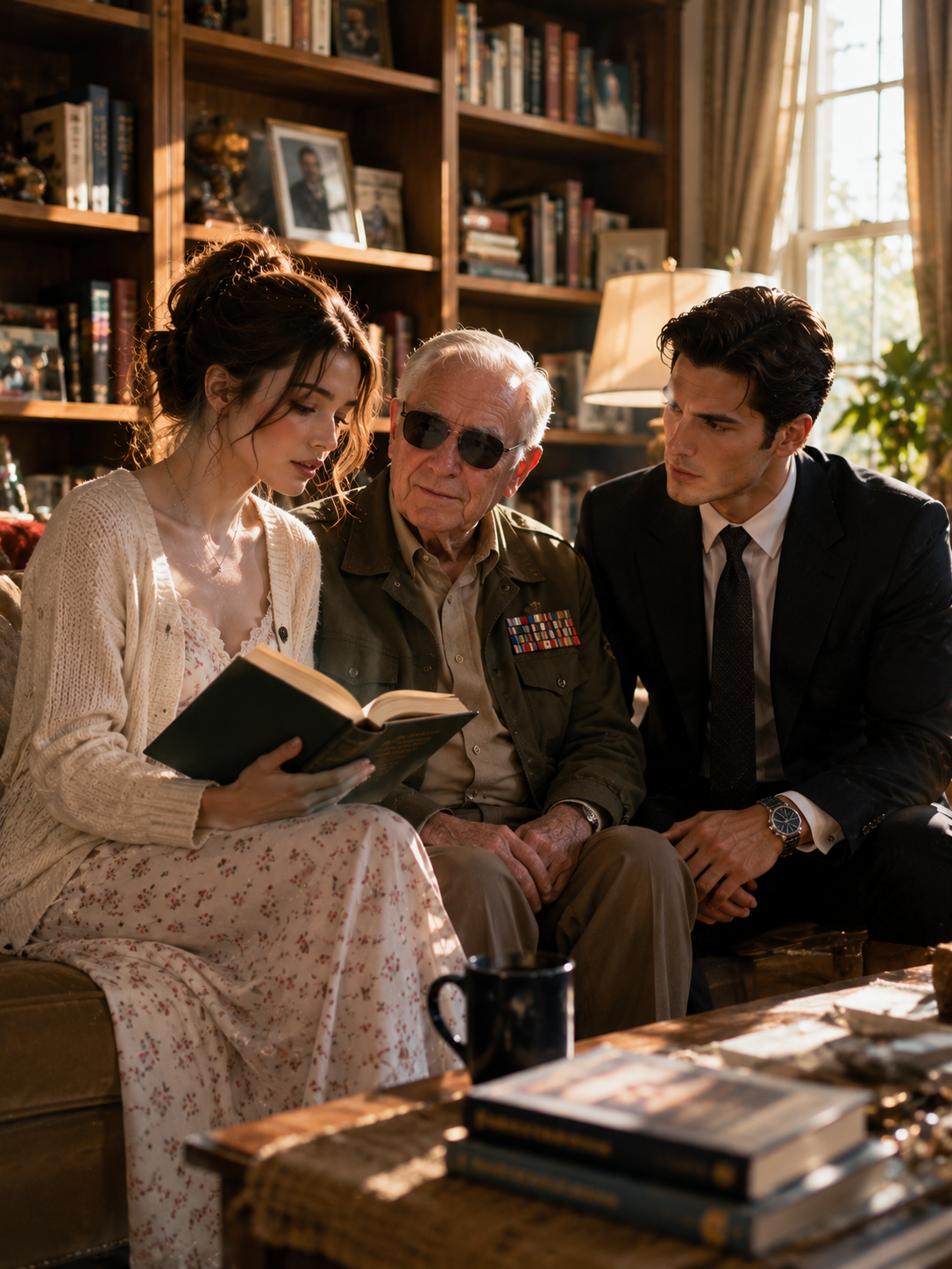 She Spent Every Friday Reading To A Blind Veteran — Until His Billionaire Grandson Appeared