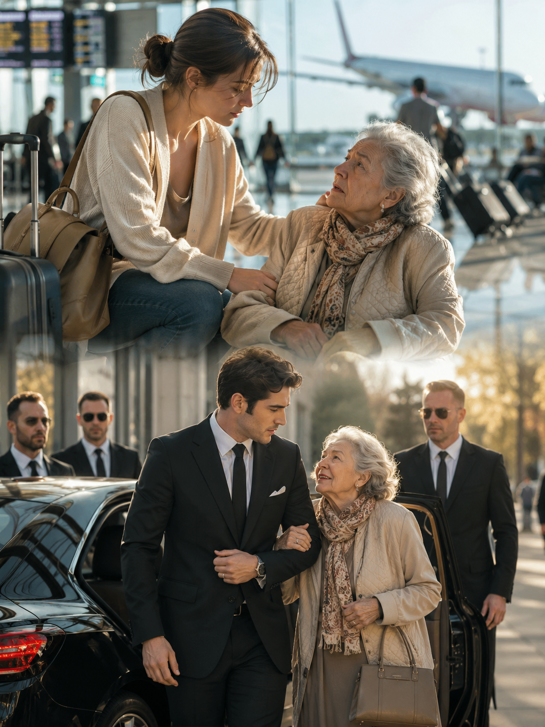 A Single Mom Missed Her Flight Helping a Lost Elderly Woman—She Never Knew She Was the Mafia Boss’s Mother