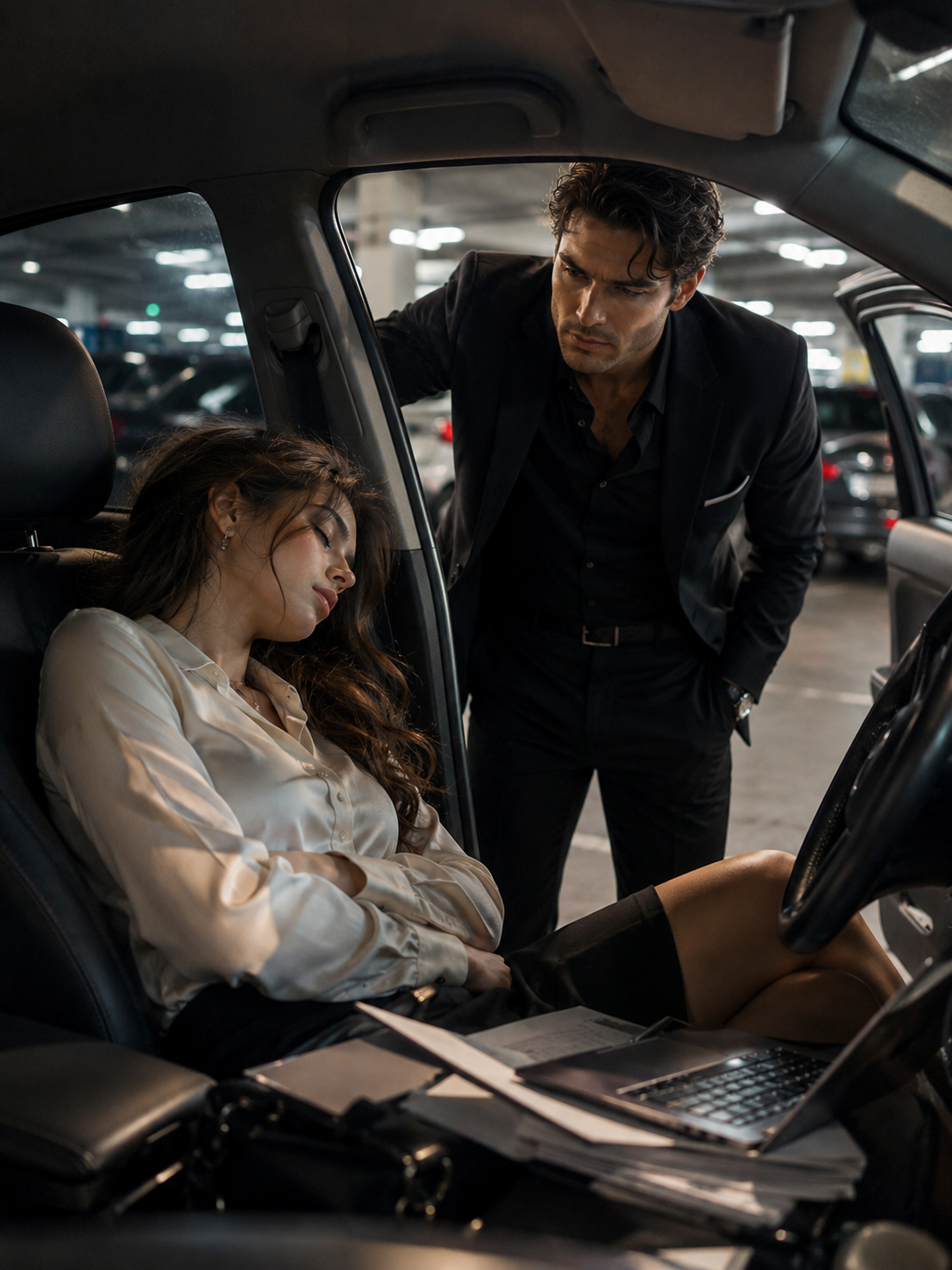 The Mafia Boss Caught His Secretary Sleeping In Her Car — What She Hid Changed Everything