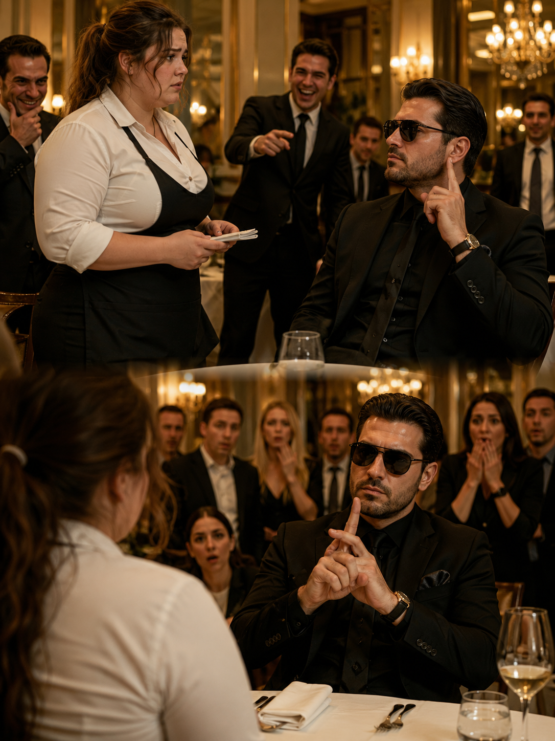They Tricked the Curvy Waitress Into Touching Chicago’s Deaf Mafia Boss—Then His Next Move Left the Entire Room Speechless