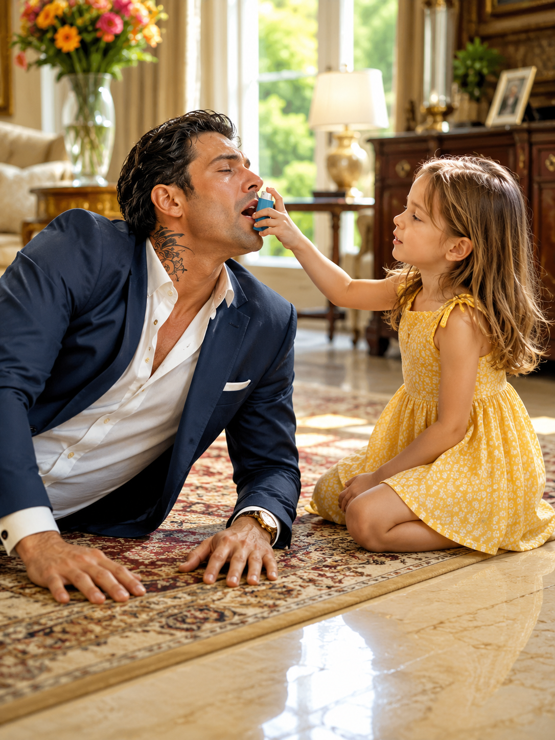 The Maid’s Toddler Gave a Dying Mafia Boss Her Last Inhaler to Save His Life — What He Found Out Next…
