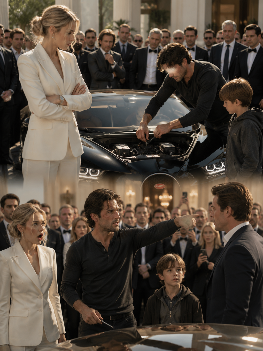 The Single Father Who Fixed a $3 Million Bugatti—and Revealed the Man Trying to Ruin Everything