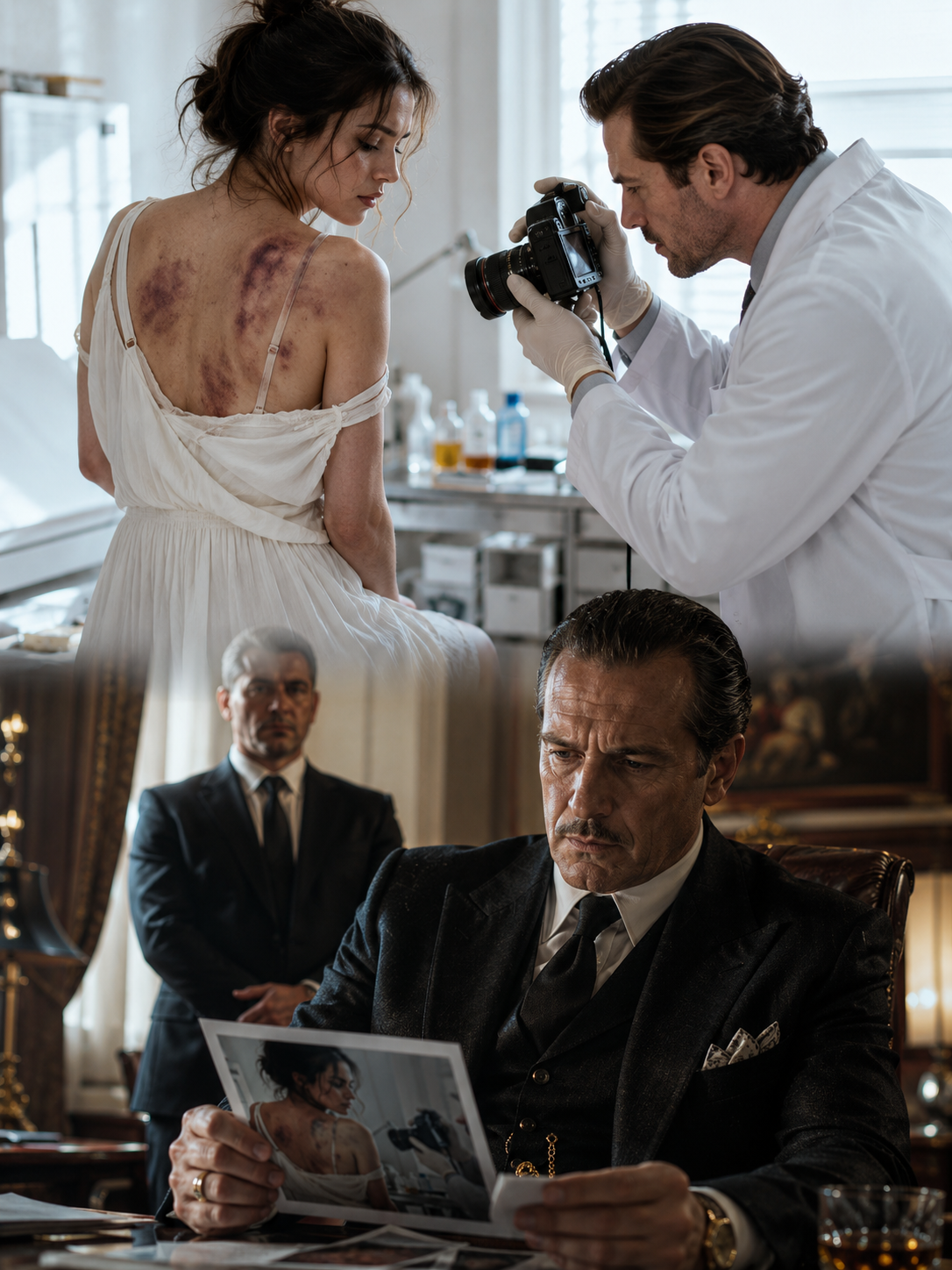 Her Doctor Photographed Every Bruise—When Chicago’s Most Feared Mafia Boss Saw the Photos, He Promised Her Husband Would Pay