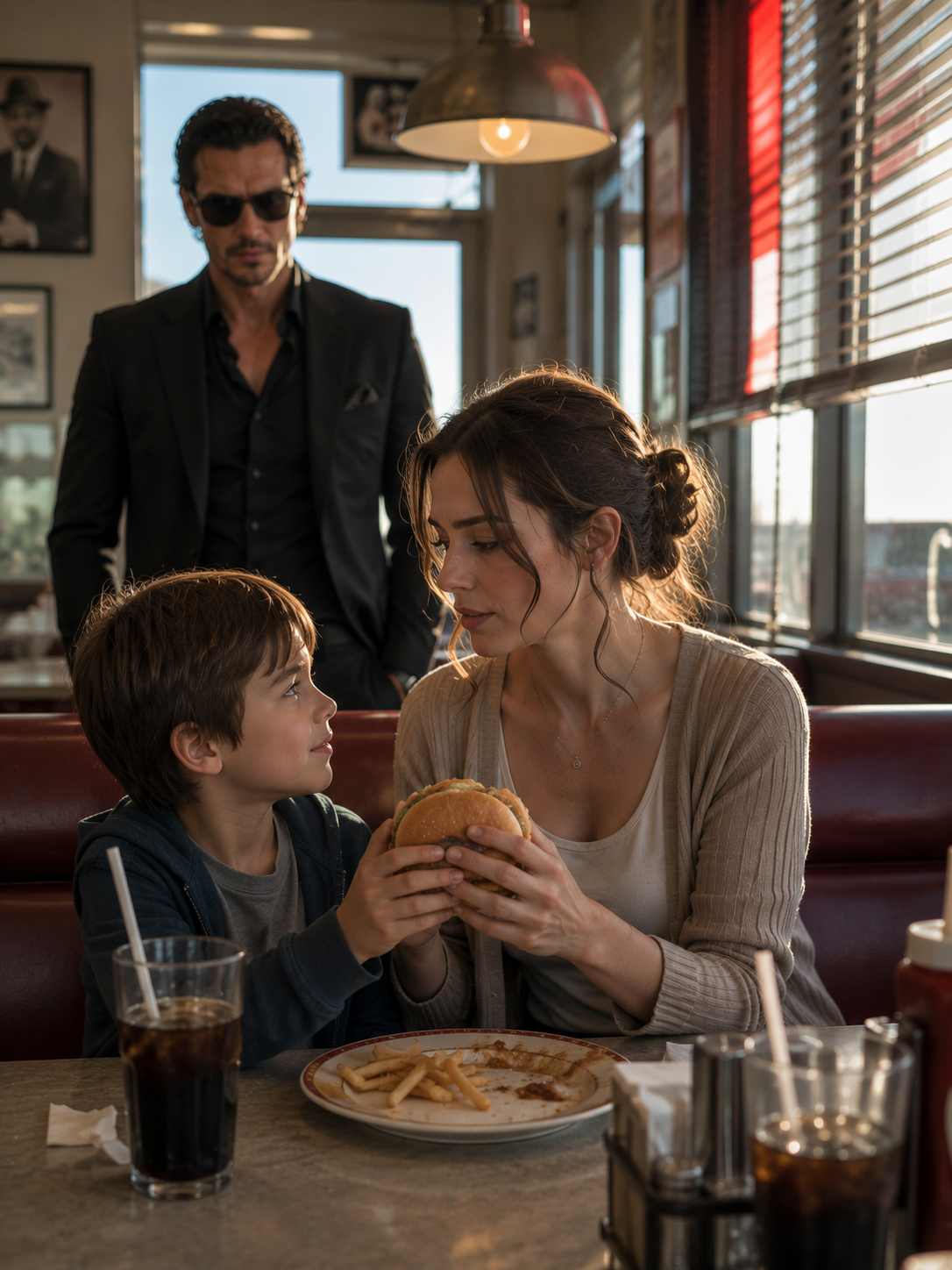 A Single Mom Gave Her Last Burger to a Lonely Little Boy—Never Knowing the Mafia Boss Was Watching Everything