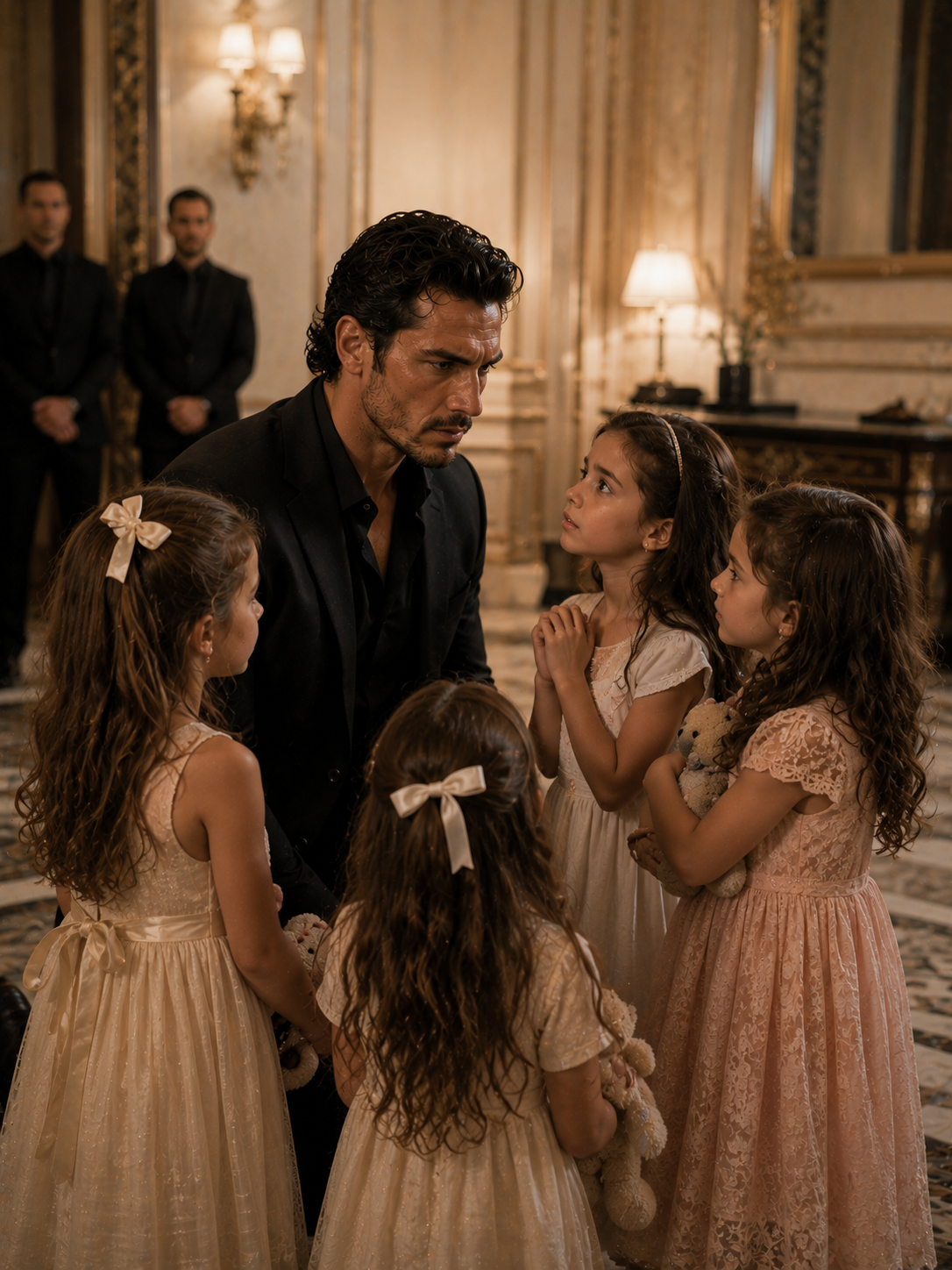 The Mafia Boss Froze When Four Little Girls Begged, “Please Pretend to Be Our Daddy.”