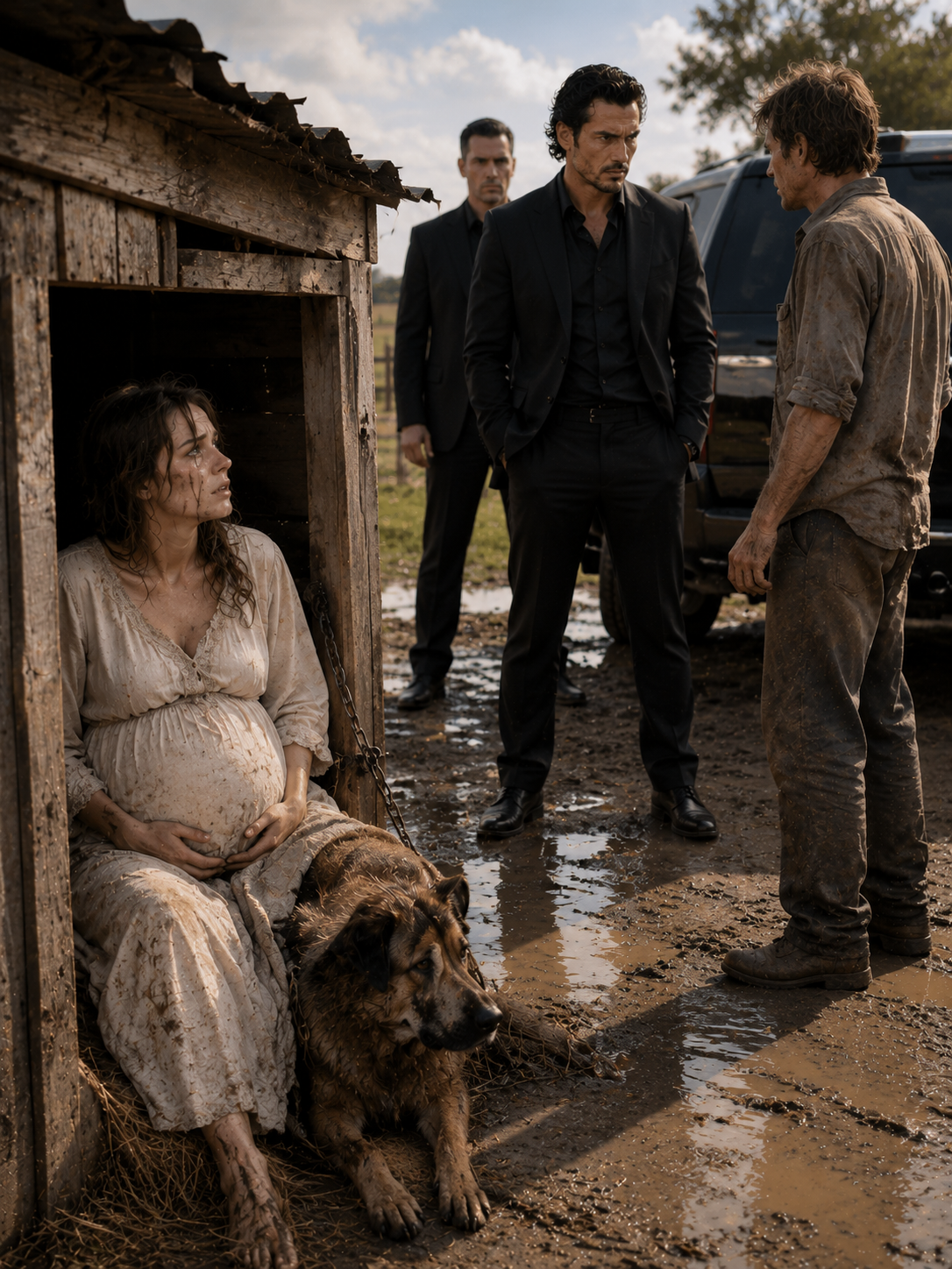 Pregnant and Forced to Sleep in a Dog Shed—Then the Mafia Boss Learned the Truth and Declared War