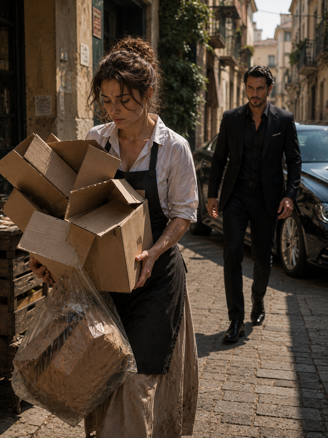 The Mafia Boss Thought She Was Stealing Empty Boxes—Until He Followed Her Home