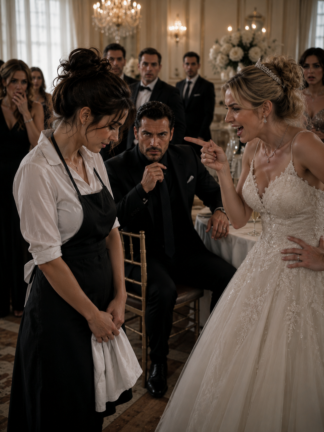 The Bride Mocked the Waitress’s Curves—Then the Most Feared Mafia Boss Asked One Question That Silenced the Wedding