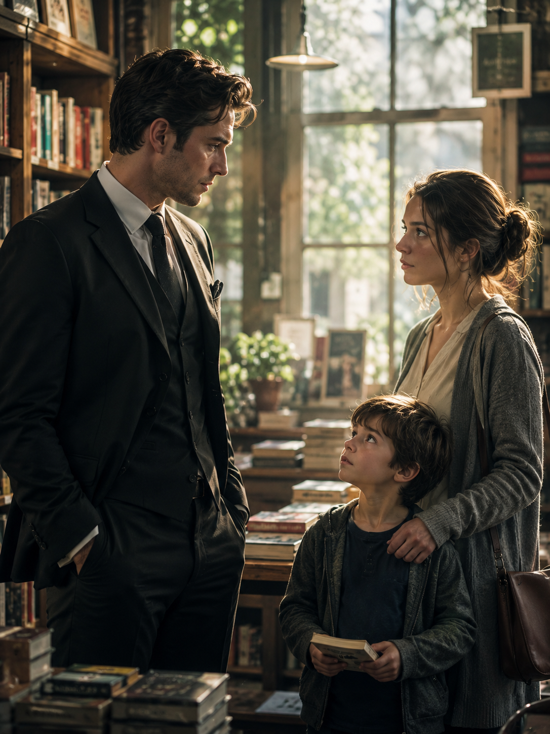 Nine Years After His First Love Vanished, the Mafia Boss Walked Into a Tiny Bookstore and Saw His Own Eyes in Her Nine-Year-Old Son