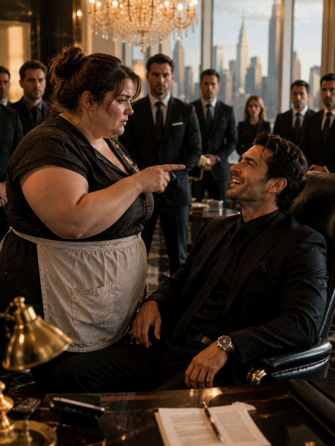 The Mafia Boss Laughed When the Fat Waitress Threatened Him Until She Became the Only Woman Who Could Save His Empire