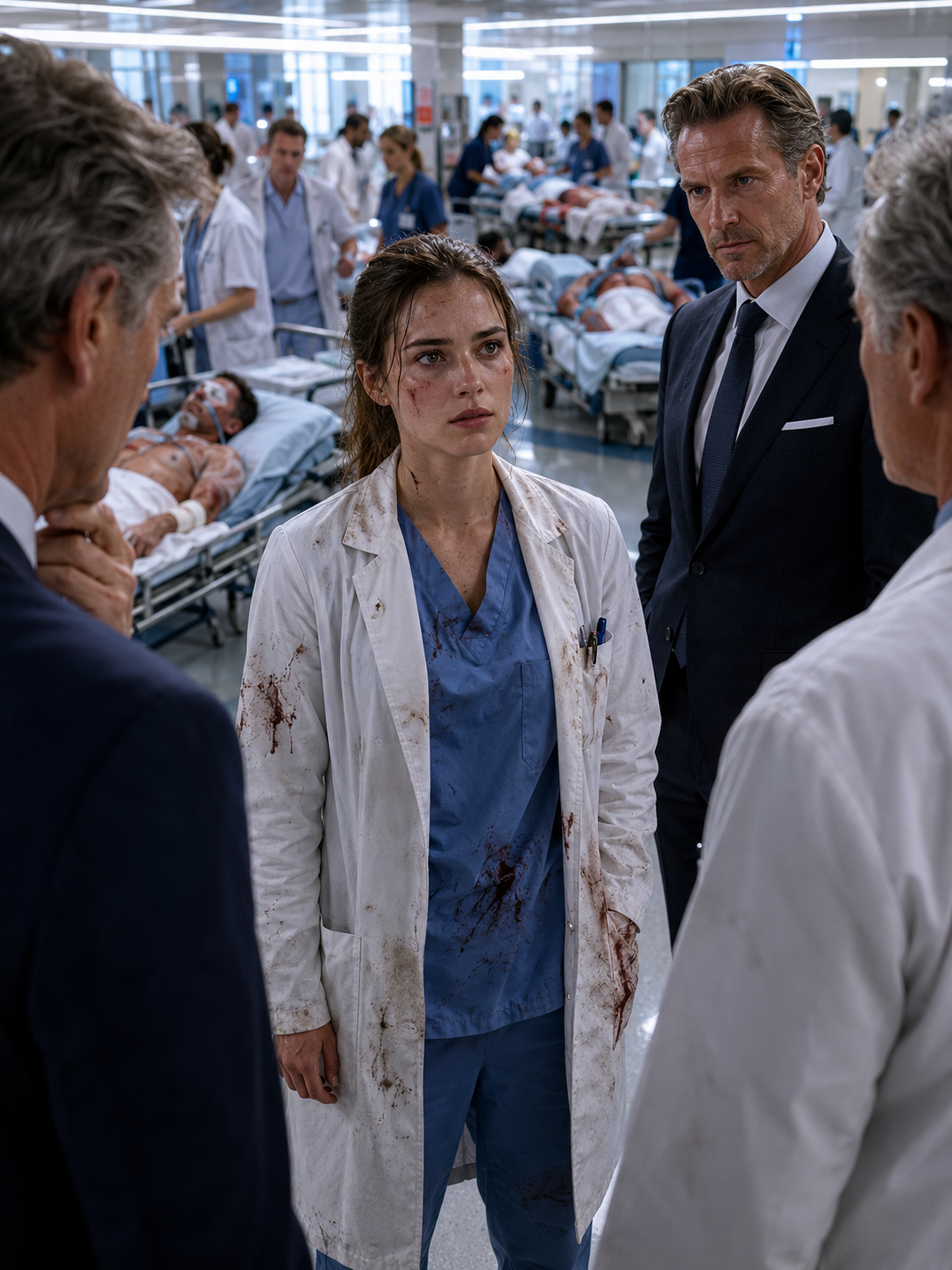 the hospital suspended her before lunch—then demanded to know who saved all 57 crash victims by nightfall