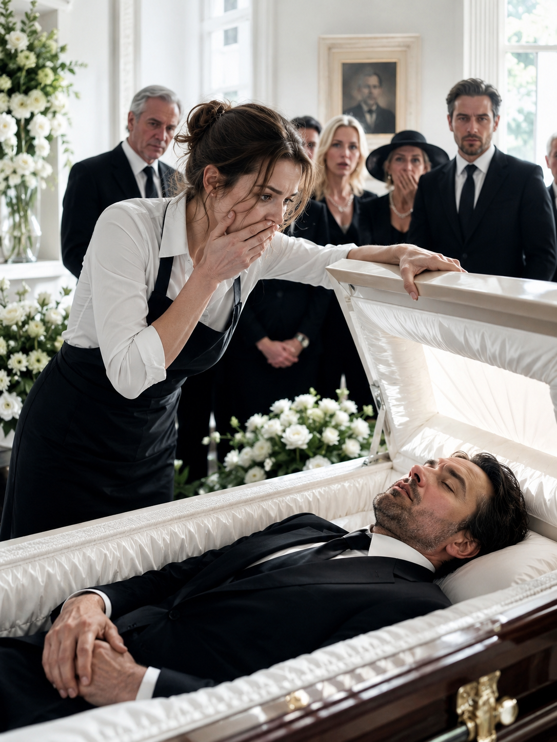 A Waitress Noticed the Mafia Boss Breathing in His Coffin—What Happened After She Screamed Changed Her Life Forever
