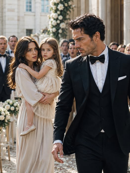 The mafia boss walked out of his own wedding when he saw his ex-wife carrying the little girl with his eyes