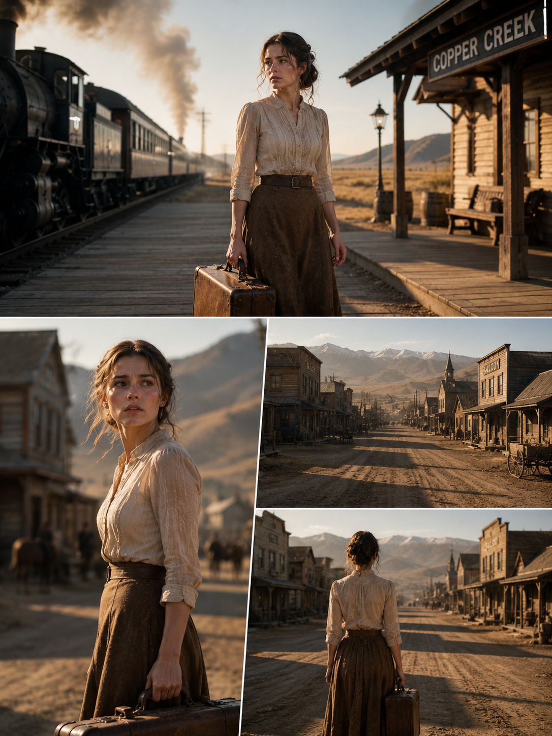 She Stepped in Front of the Most Dangerous Man in Town With $0 and No Plan—He Gave Her a Roof, a Gun, and Rode Into a Flood for Strangers Who Hated Him