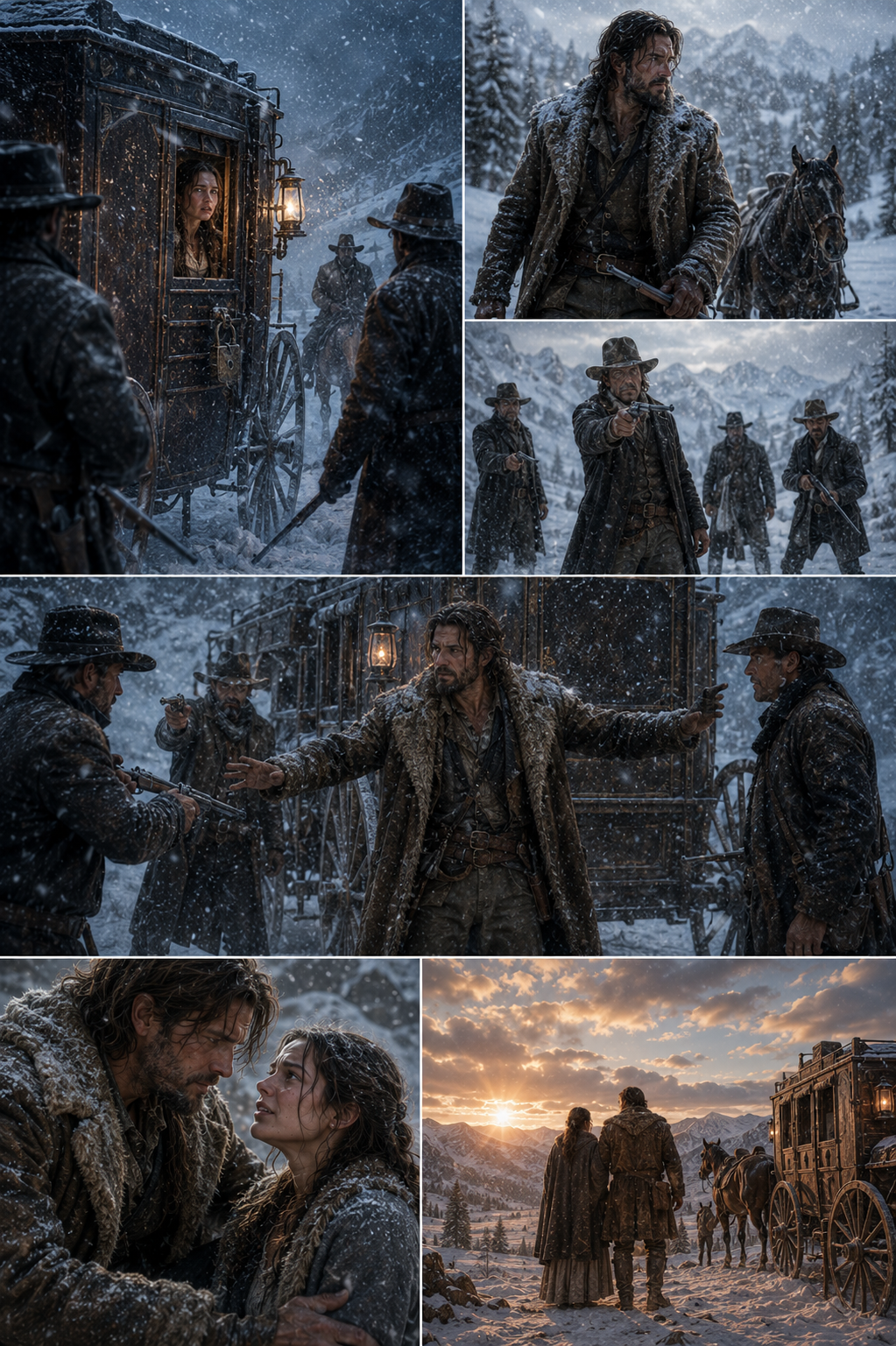 A Luxury Coach Was Padlocked Shut in a Wyoming Blizzard and Left to Kill the Woman Inside—The Mountain Man Who Stopped the Hired Guns Had Been Alone for 3 Years