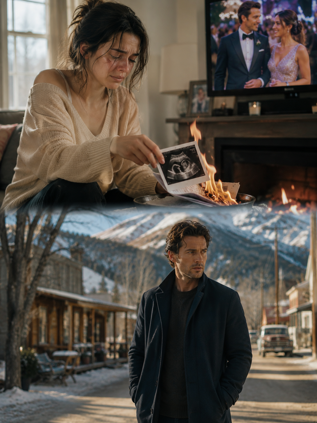 She Burned Every Trace Of Their Unborn Baby After His Engagement Aired On National Television — Then He Spent Four Months Hunting For Her And Came To A Small Mountain Town With No Security Team And A Truth He Should Have Told Her First