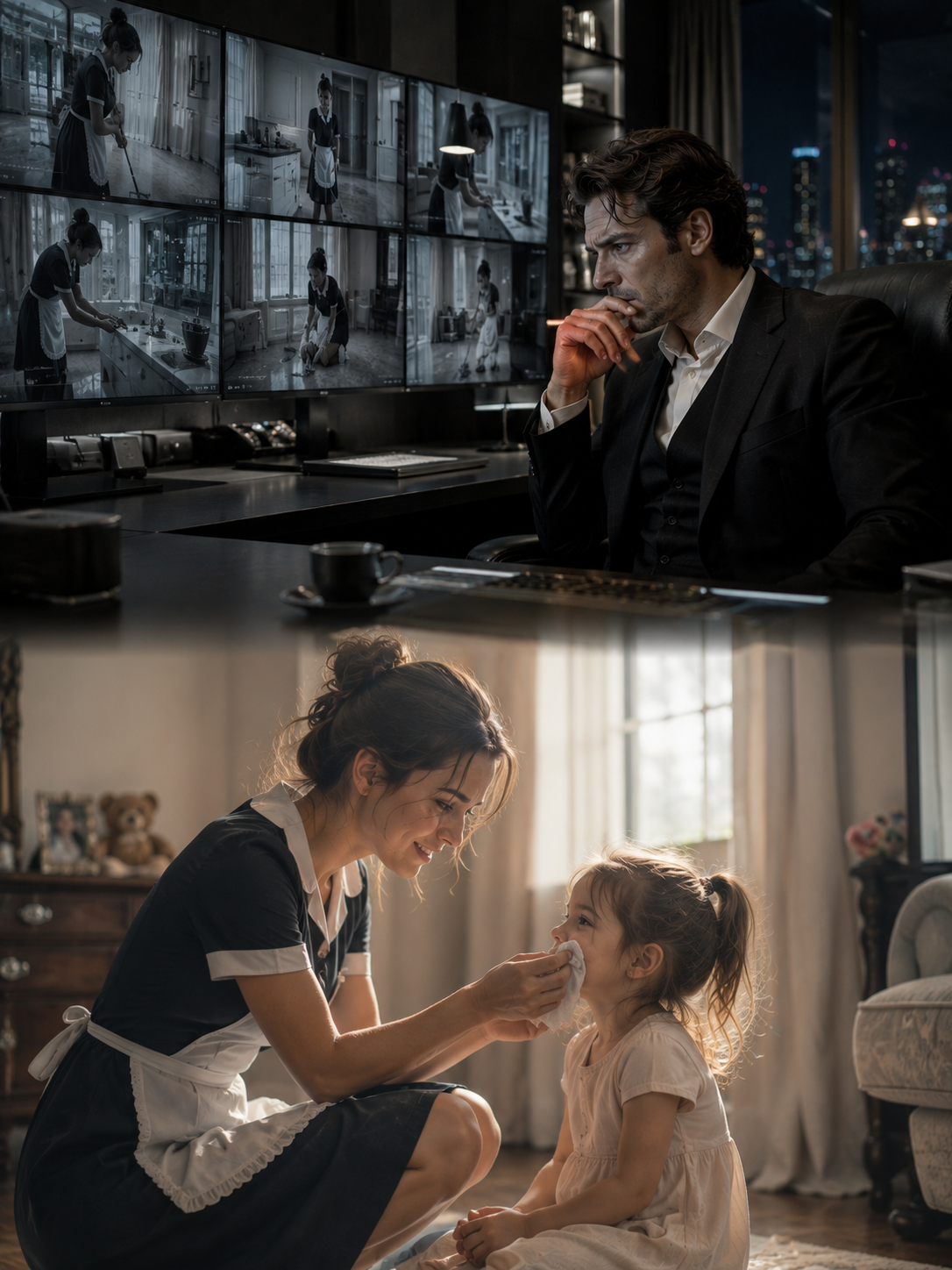 The Mafia Boss Put Hidden Cameras On His Maid To Find Proof Against Her — But What He Saw On Those Screens Made Him Feel The One Thing He Was Never Supposed To Feel