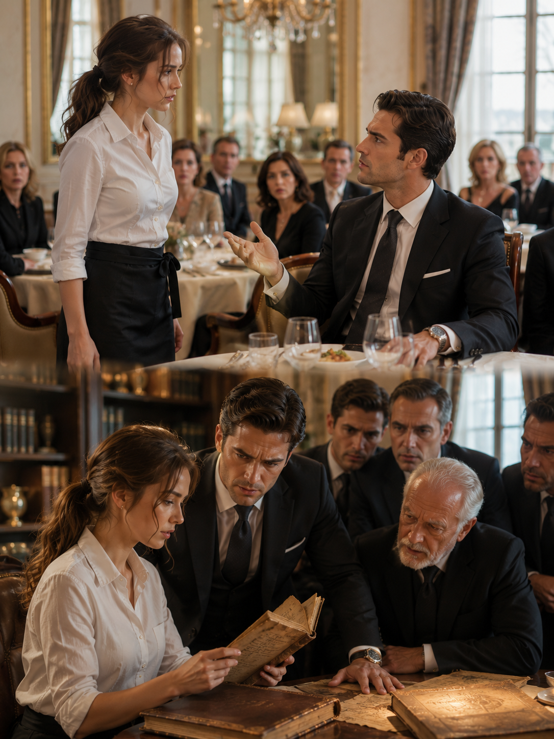 A Billionaire Asked a Waitress a Question in a Dead Language to Humiliate Her — Her Answer Exposed a Secret His Enemies Had Hunted for a Hundred Years