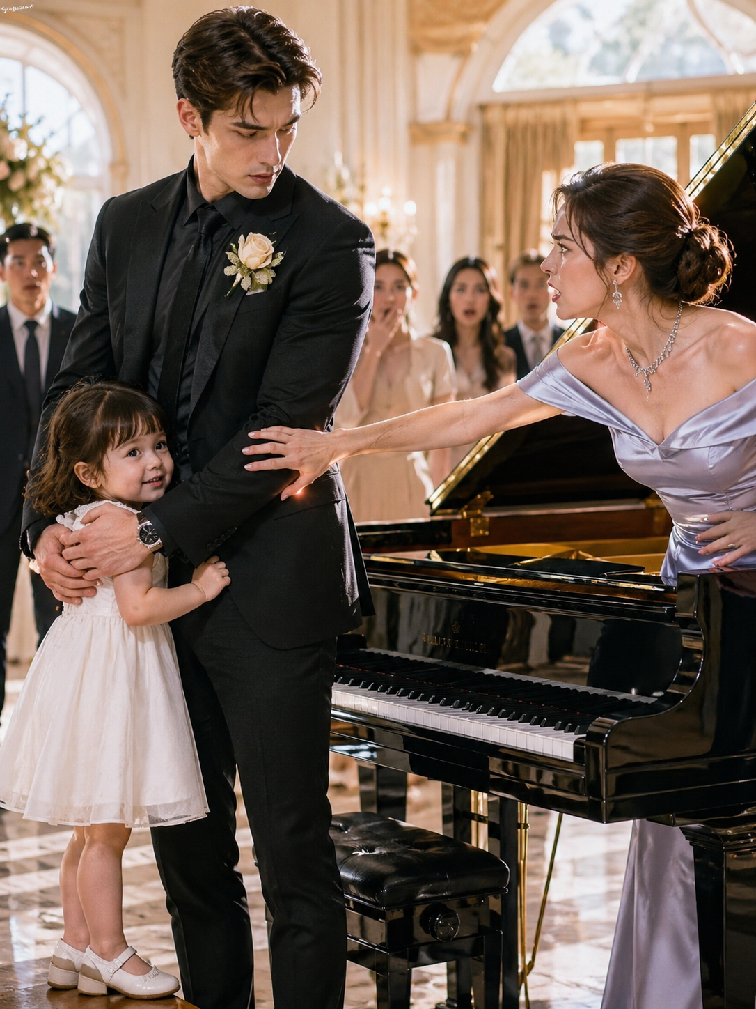 His Fiancée Shoved the Maid’s Toddler Off the Piano Bench — One Look at the Child’s Eyes Ended the Wedding Before It Began