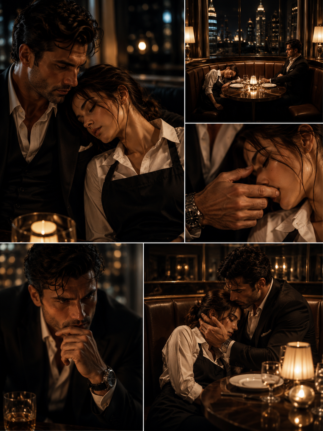 His waitress fell asleep in his private booth, and one desperate touch made the mafia boss break every rule